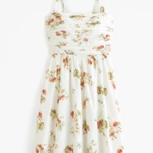Abercrombie and Fitch Emerson Strawberry midi dress